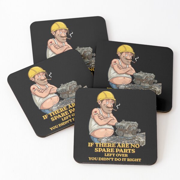 Item preview, Funny Mechanic Spare Parts Quote - Garage Humor designed and sold by BikTee.