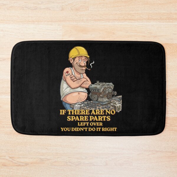 Item preview, Funny Mechanic Spare Parts Quote - Garage Humor designed and sold by BikTee.
