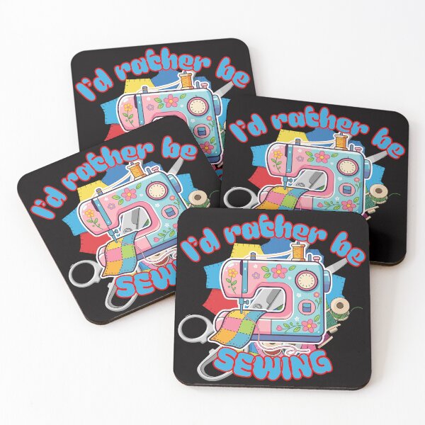 Item preview, I'd Rather Be Sewing Sewing Machine Illustration designed and sold by Rynasvz.