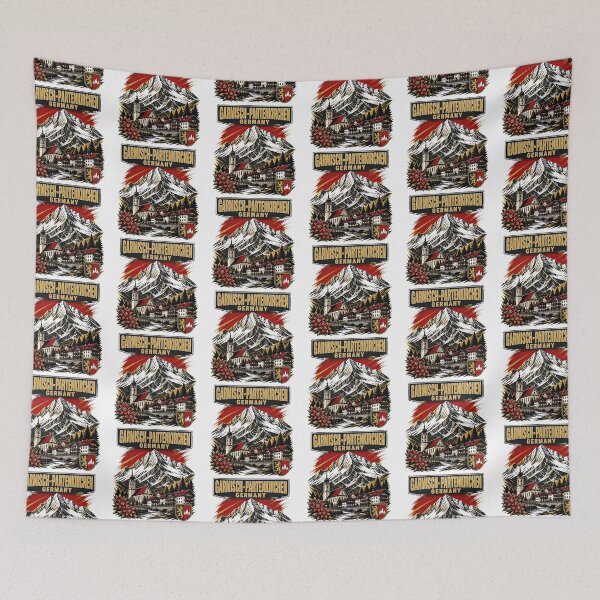 Item preview, Garmisch Partenkirchen Germany Vintage Travel designed and sold by TravelersGems.