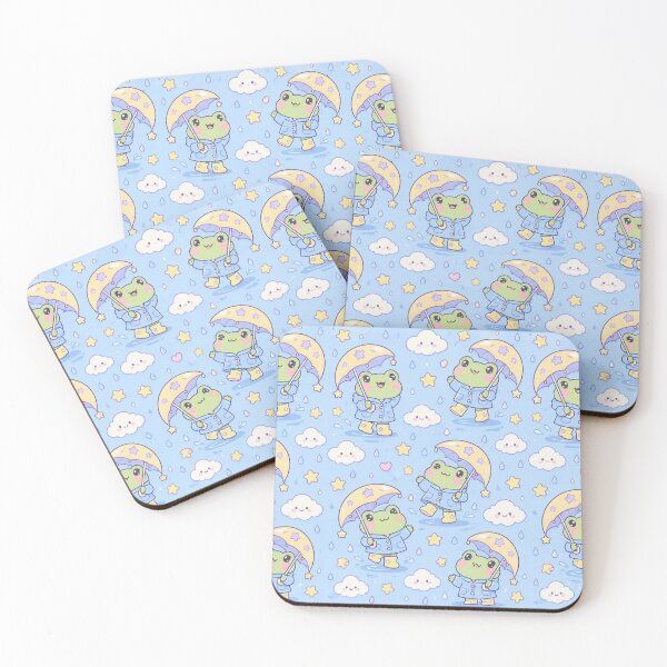 Item preview, Kawaii Frog Starry Rain Boots Pattern designed and sold by Soft Berry Studio.