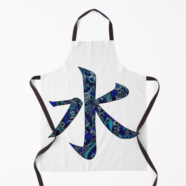 Item preview, Zentangle Wednesday Water Kanji Japanese Element Art designed and sold by FioreDiCiliegio.