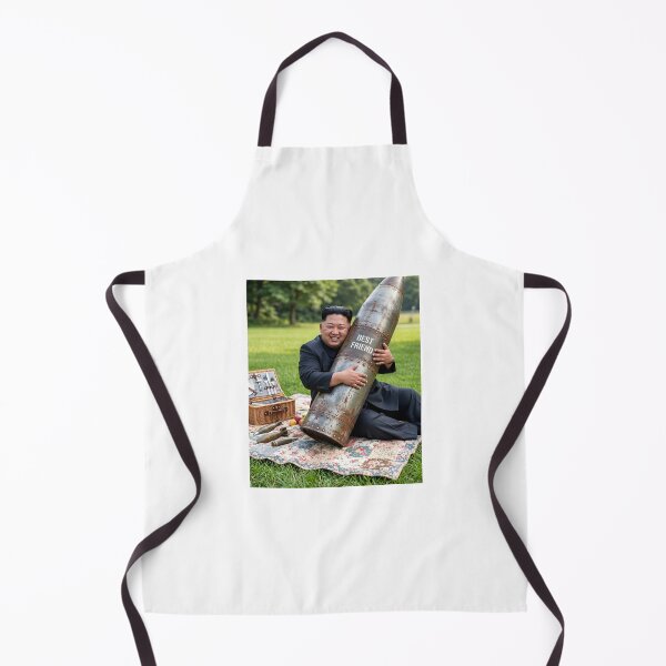 Item preview, Cheerful Leader Hugging Ballistic Missile on a Picnic Blanket designed and sold by Thanabordee.