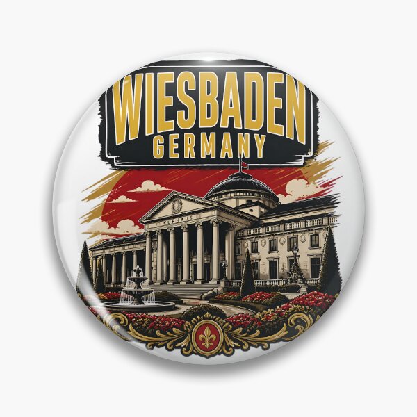 Item preview, Wiesbaden Germany Vintage Travel Tourism designed and sold by TravelersGems.