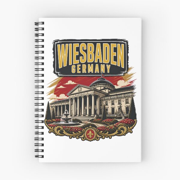 Item preview, Wiesbaden Germany Vintage Travel Tourism designed and sold by TravelersGems.
