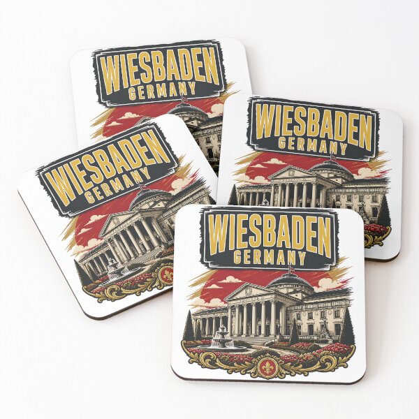 Item preview, Wiesbaden Germany Vintage Travel Tourism designed and sold by TravelersGems.