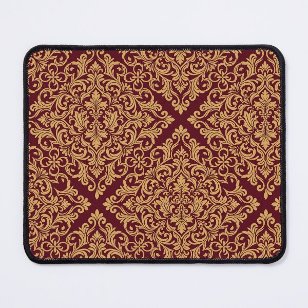 Item preview, Royal Burgundy Gold Damask Vintage Pattern designed and sold by AIG - Andrei Ilie Graphics.