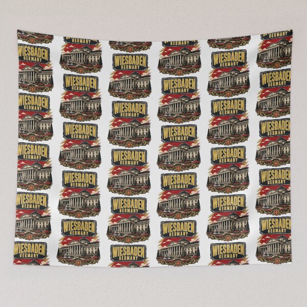 Item preview, Wiesbaden Germany Vintage Travel Tourism designed and sold by TravelersGems.