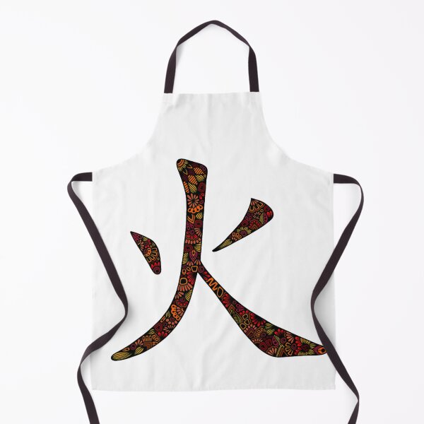 Item preview, Zentangle Tuesday Fire Kanji Japanese Element Art designed and sold by FioreDiCiliegio.