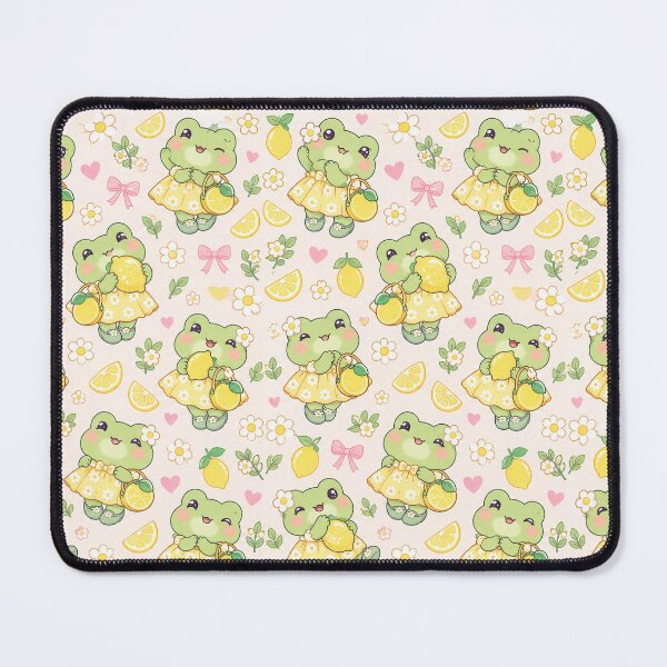Item preview, Kawaii Frog Lemon Flower Dress Pattern designed and sold by Soft Berry Studio.
