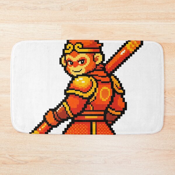 Aperçu de l'œuvre Pixel Art Sun Wukong Retro Monkey King créée et vendue par DigArtis.