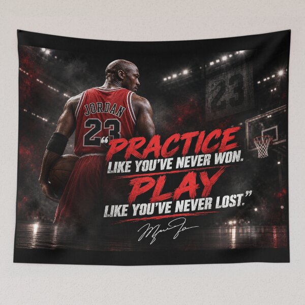 Item preview, Practice like you’ve never won. Play like you’ve never lost - MJ designed and sold by SayWhaaaat?.