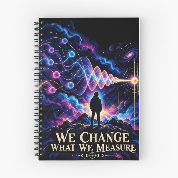 Item preview, We Change What We Measure Quantum Physics Space Art    designed and sold by AstroPal28.