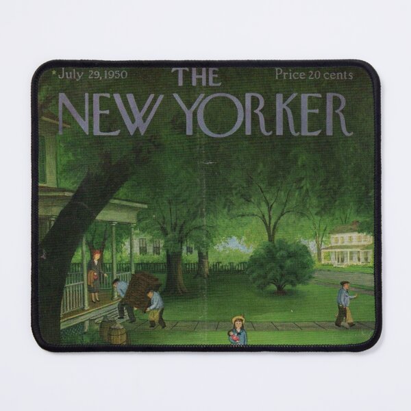 Item preview, The New Yorker Magazine Cover Vintage Girls Ladies Women Wall Art Poster Print Tee Cushion Mug Shirt designed and sold by Cool Robot Bro..