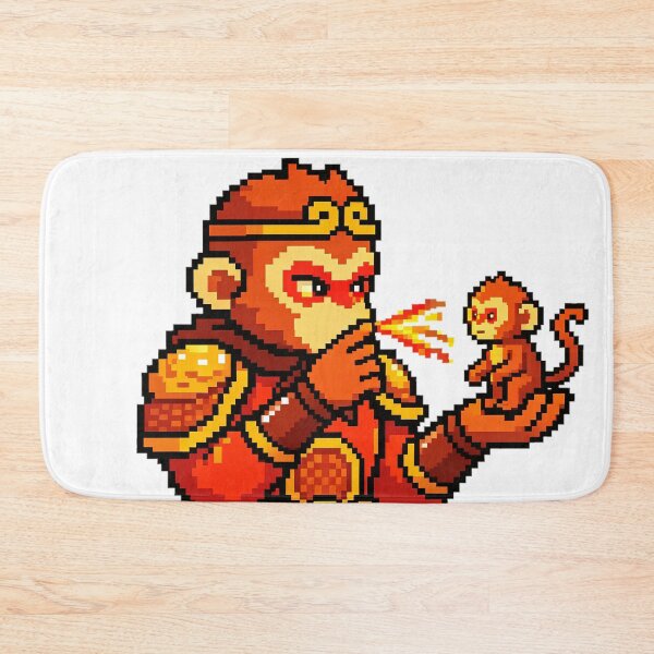 Aperçu de l'œuvre Pixel Art Sun Wukong Magic Spell Transformation créée et vendue par DigArtis.