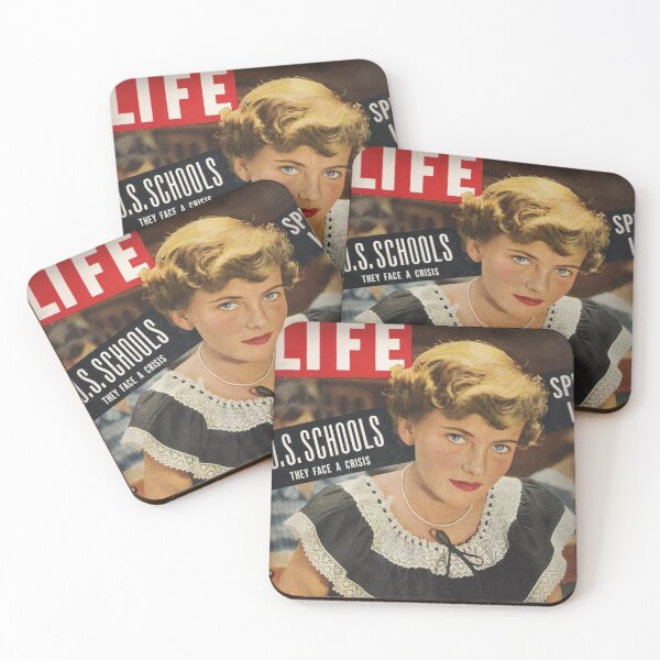 Item preview, Life Magazine Cover Vintage Monroe Girls Ladies Women Wall Art Poster Print Tee Cushion Mug Shirt designed and sold by Cool Robot Bro..