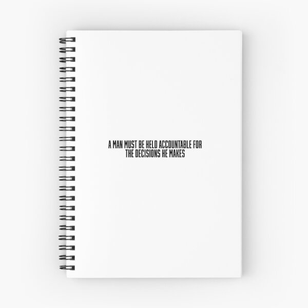 Item preview, A Man Must Be Held Accountable for the Decisions He Makes designed and sold by vkdesign.