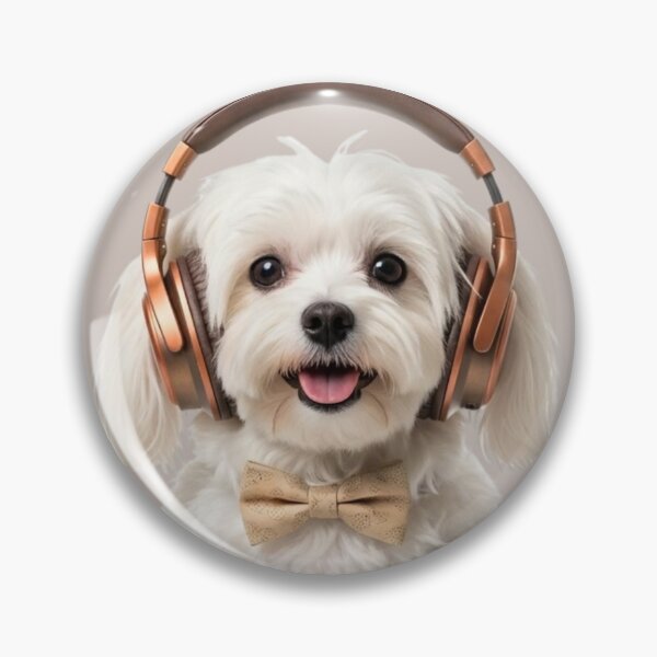 Item preview, Dapper Maltese Dog Close Up Portrait designed and sold by Sulco Design.