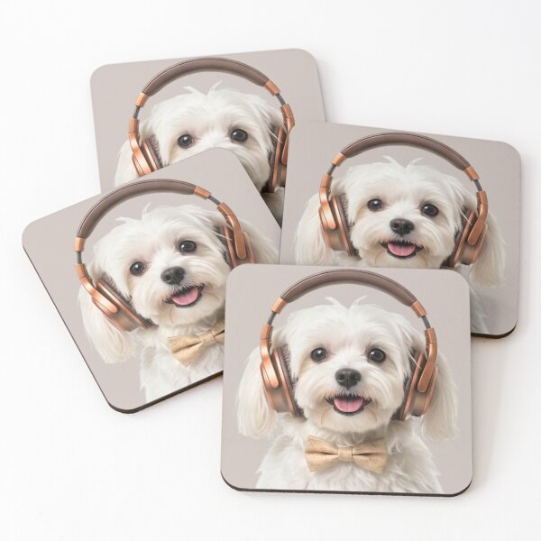 Item preview, Dapper Maltese Dog Close Up Portrait designed and sold by Sulco Design.