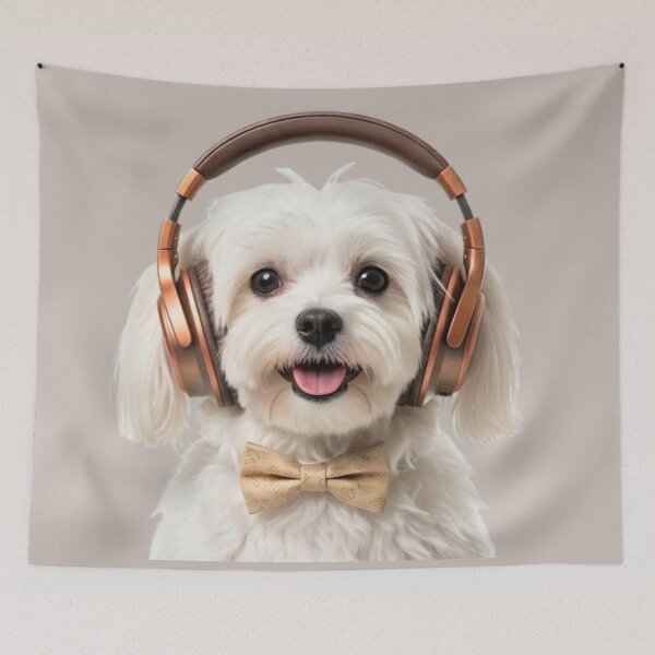 Item preview, Dapper Maltese Dog Close Up Portrait designed and sold by Sulco Design.