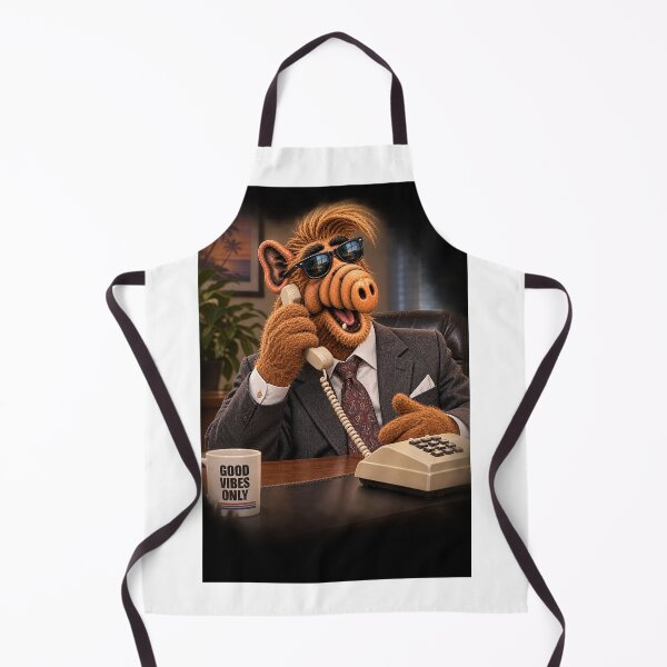 Item preview, Retro Alien Businessman Sticker – Vintage Office Phone 80s 90s Art designed and sold by Felixuss.