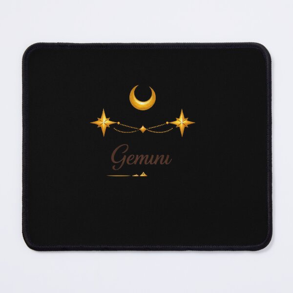 Item preview, Gemini Zodiac Boho Celestial Gold Stars Art designed and sold by BohoMysticArt.