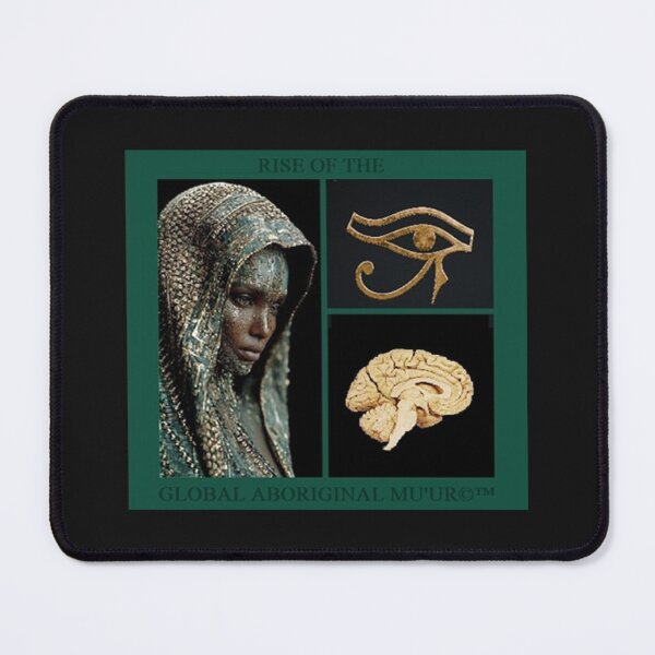 Item preview, Mu’ur (UM) Empire™ al-Benhadiel©™ design, Eye of the Limbic, black background designed and sold by HardyKnitDesign.