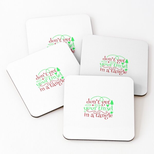Item preview, Don’t Get Your Tinsel in a Tangle Funny Christmas Quote designed and sold by FuzionRaptor.