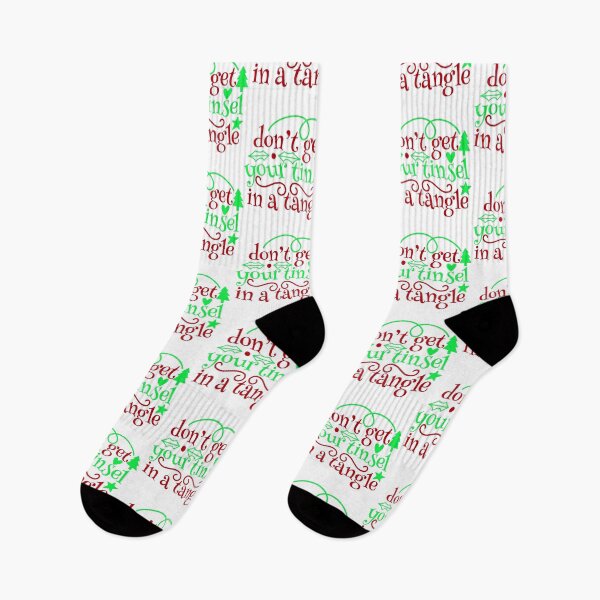 Item preview, Don’t Get Your Tinsel in a Tangle Funny Christmas Quote designed and sold by FuzionRaptor.
