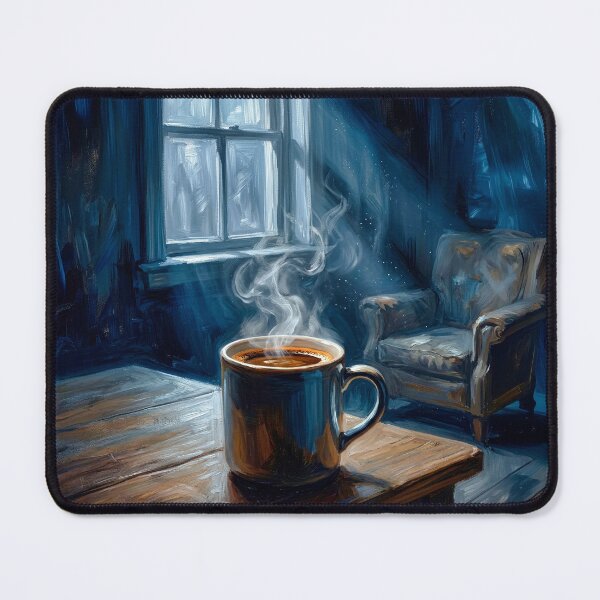Item preview, Midnight Coffee – Cozy Night Coffee Artwork designed and sold by Marcu Ioachim.