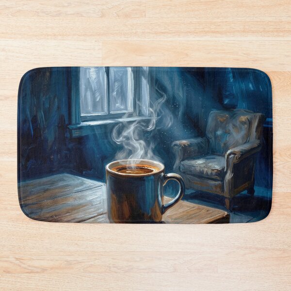 Item preview, Midnight Coffee – Cozy Night Coffee Artwork designed and sold by Marcu Ioachim.