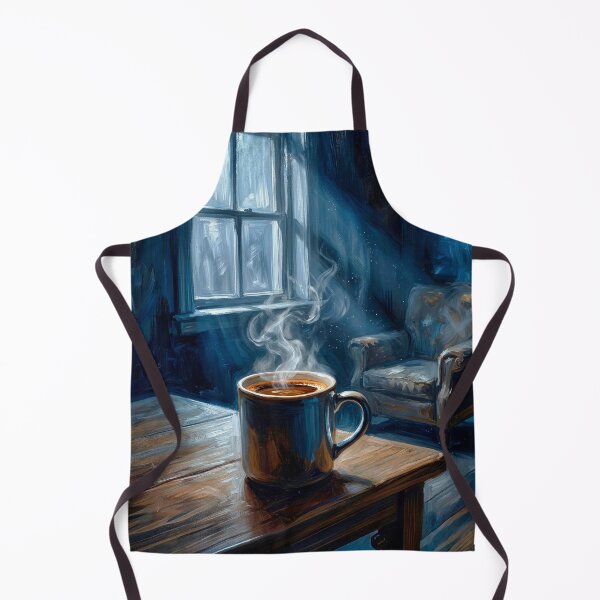 Item preview, Midnight Coffee – Cozy Night Coffee Artwork designed and sold by Marcu Ioachim.