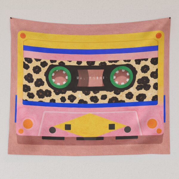 Item preview, Retro Cassette Tape Cinema Soundtrack Movie Poster designed and sold by Cine8.