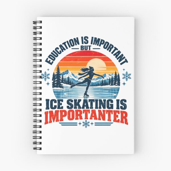 Item preview, Education Is Important But Ice Skating Is Importanter - Ice Skater Figure Skating Winter Sport designed and sold by SkeletonsDanger.