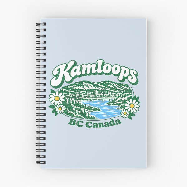 Item preview, Kamloops BC Canada Retro Pretty City designed and sold by HowToCanadian.