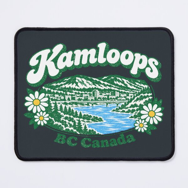 Item preview, Kamloops BC Canada Retro Pretty City designed and sold by HowToCanadian.