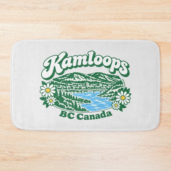 Item preview, Kamloops BC Canada Retro Pretty City designed and sold by HowToCanadian.