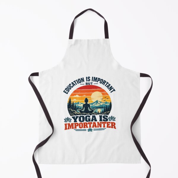 Item preview, Education Is Important But Yoga Is Importanter Funny Yogi Meditation Wellness designed and sold by SkeletonsDanger.