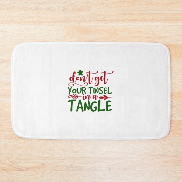 Item preview, Don’t Get Your Tinsel in a Tangle Funny Christmas Design designed and sold by FuzionRaptor.