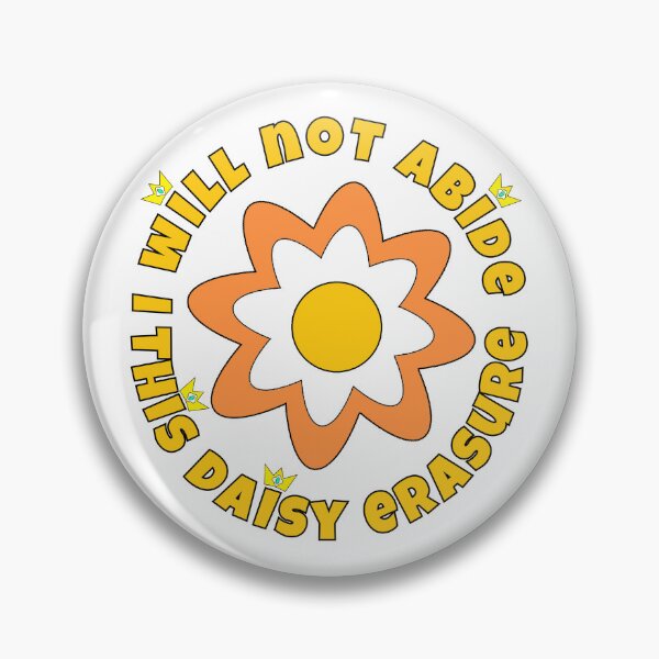 Item preview, I will not abide this Daisy erasure designed and sold by Michael Krogh Books.