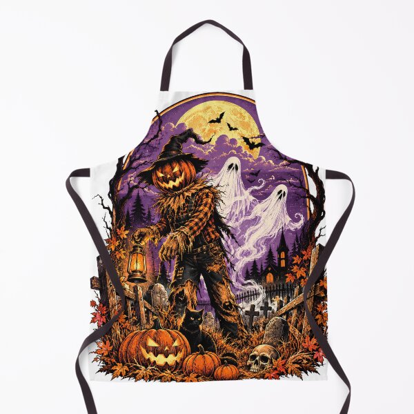 Item preview, Pumpkin Head Scarecrow Halloween designed and sold by MysticCanvasAi.