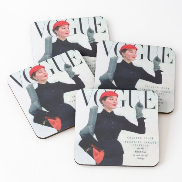Item preview, Vogue Vanity Fair Magazine Cover Vintage Girls Ladies Women Wall Art Poster Print Tee Cushion Mug Shirt designed and sold by Cool Robot Bro..