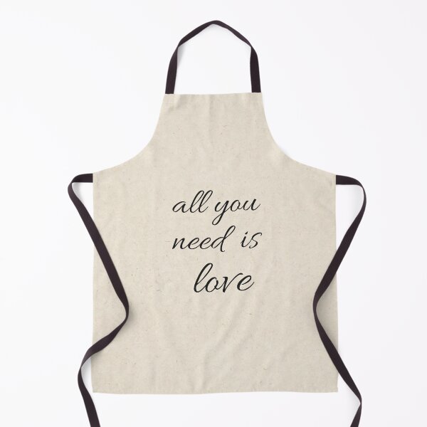 Item preview, All you need is love - Minimalist Typography on Beige craft paper designed and sold by Cloofur.