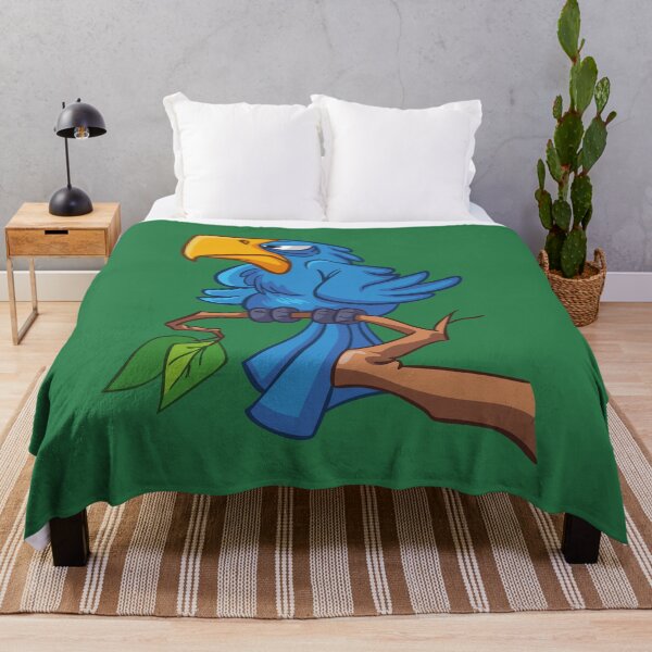 Item preview, Angry Blue Bird – Funny Aggressive Bird Gamer Mascot designed and sold by MerlinWear.
