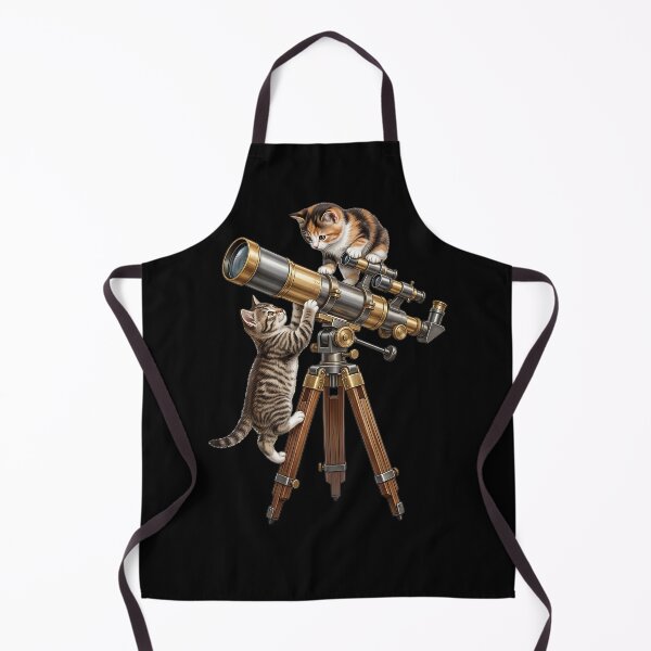 Item preview, Cute cats with telescope designed and sold by ReneMM.