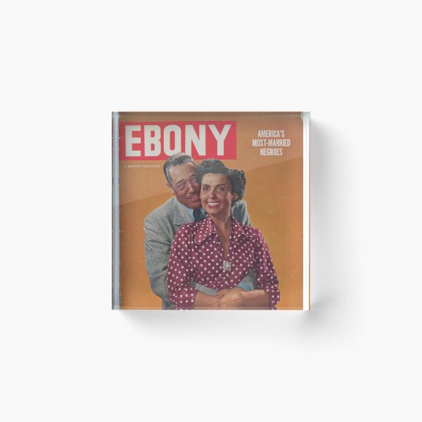 Item preview, Ebony Magazine Cover Vintage Girls Ladies Women Wall Art Poster Print Tee Cushion Mug Shirt designed and sold by Cool Robot Bro..