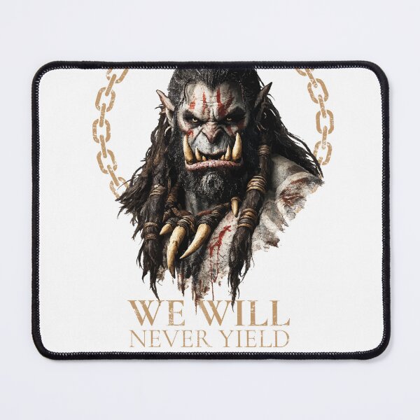Item preview, Fantasy Orc Warrior – We Will Never Yield | Chann’Thrav designed and sold by kelvorchronicle.