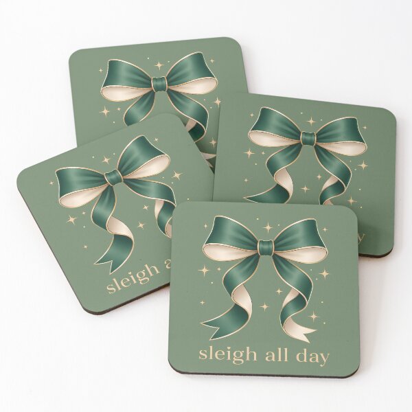 Item preview, Sleigh All Day Modern Bow Christmas Aesthetic designed and sold by DoceVaga.