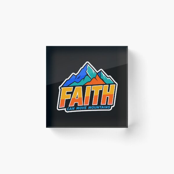 Item preview, Matthew 17:20 Faith Can Move Mountains designed and sold by plushism.