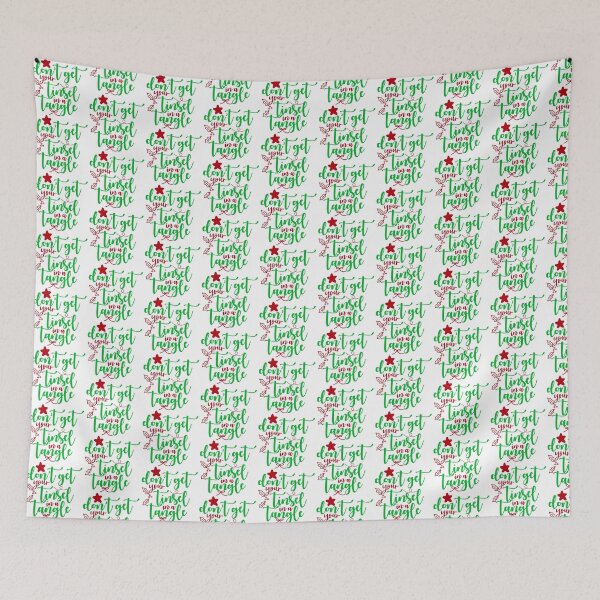 Item preview, Don’t Get Your Tinsel in a Tangle Funny Christmas Design designed and sold by FuzionRaptor.